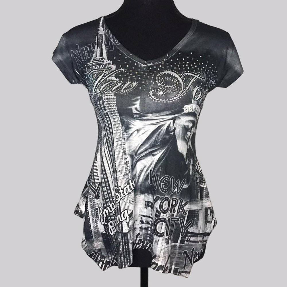 Y2K Rhinestone T-Shirt